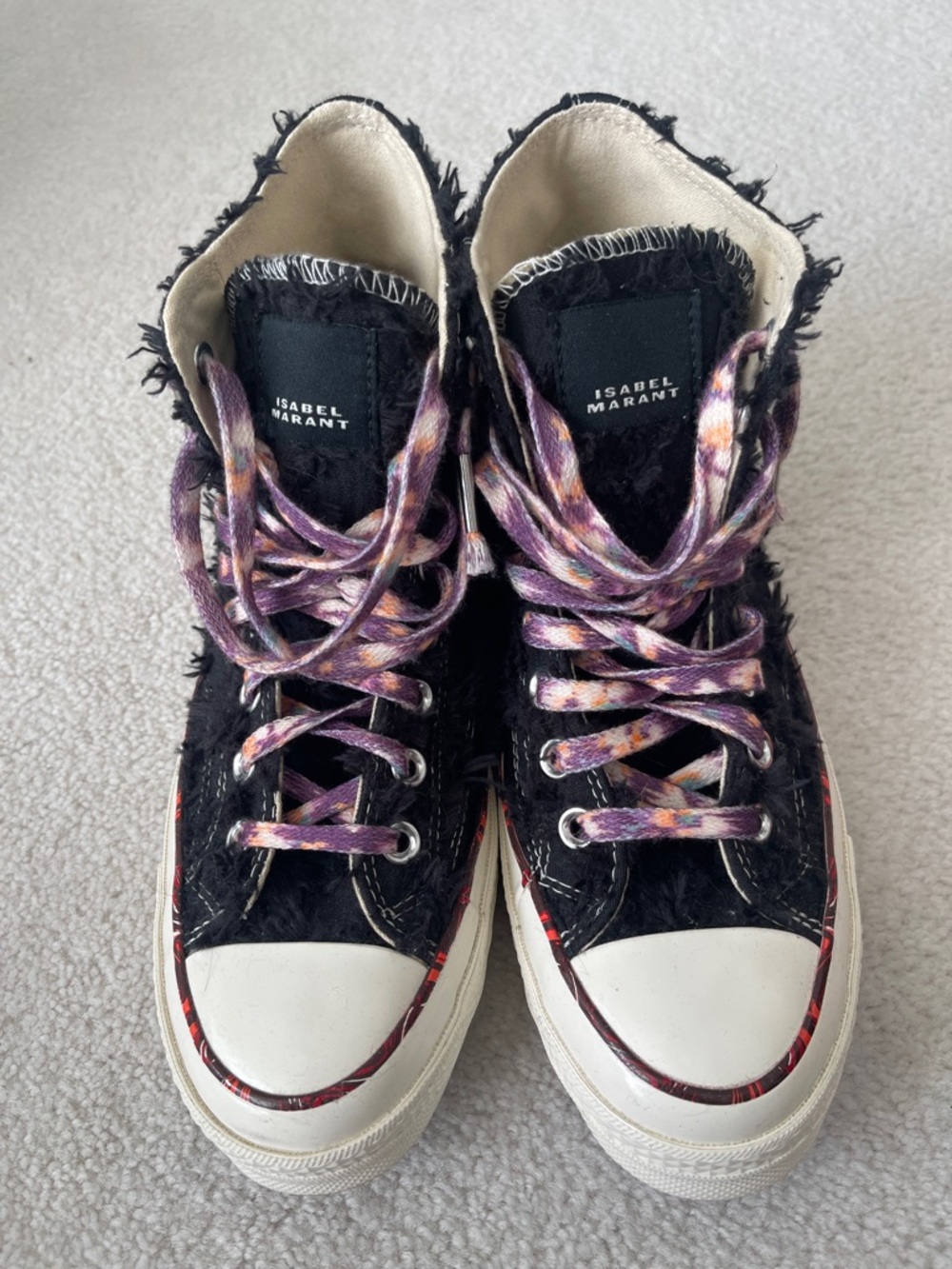 Unisex Limited Edition Converse X Isabel
Marant High Top Sneakers W8.5/M6.5
